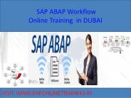 sap abap workflow online training in dubai
