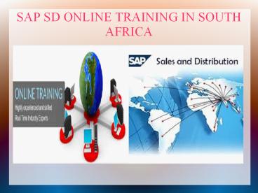sap sd online training in south africa
