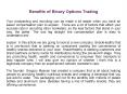 Benefits of Binary Options Trading PowerPoint PPT Presentation