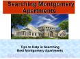 Tips to Help in Searching Best Montgomery Apartments PowerPoint PPT Presentation