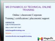 MS Dynamics Ax Technical Online Training in USA