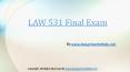 UOP Business Law 531 Week 6 Final Exam Question Answers PowerPoint PPT Presentation