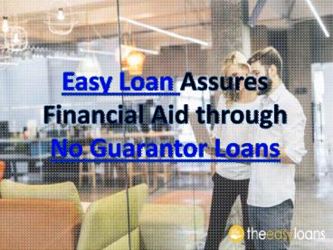 Guaranteed Loans No Guarantor