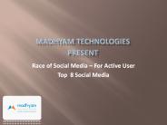 Race of Social Media – For Active User