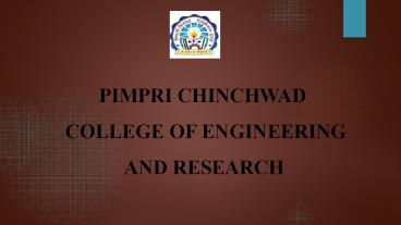 Pimpri Chinchwad College Of Engineering and Research
