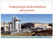 Natural gas dehydration processes