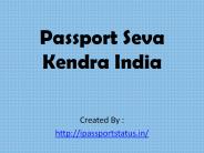 Passport seva kendra Bangalore