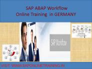 sap abap workflow online training in germany