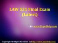 UOP Business Law 531 Final Exam Question Answers PowerPoint PPT Presentation