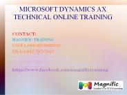 Microsoft Dynamics Ax Technical Online Training in Singapore