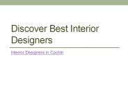Discover the Best Interior Designers