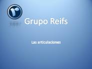 Grupo Reifs | Las articulaciones