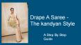How to drape a saree in Kandyan style PowerPoint PPT Presentation