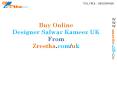 Zrestha UK: Buy Designer Salwar Kameez Online UK