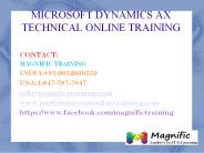 Microsoft Dynamics Ax Technical Online Training in Dubai