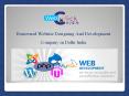 Website Designing And Development Company In Delhi PowerPoint PPT Presentation