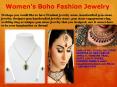 Womens Boho Fashion Jewelry PowerPoint PPT Presentation