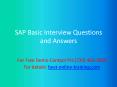 SAP Basic interview Question and Answers PowerPoint PPT Presentation