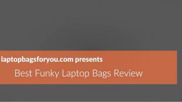 Best Funky Laptop Bags Review