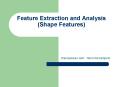 Feature Extraction and Analysis (Shape Features) PowerPoint PPT Presentation