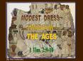MODEST DRESS  THROUGH THE AGES PowerPoint PPT Presentation