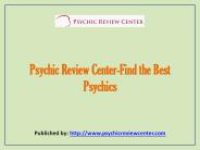 Find The Best Psychics
