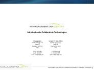 Introduction to CollabraLink Technologies