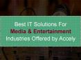 Best IT Solutions for Media & Entertainment Industries Offered by Accely PowerPoint PPT Presentation