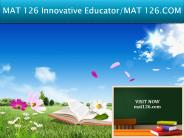MAT 126 Innovative Educator/MAT 126.COM