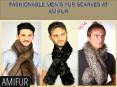 Fashionable Men’s Fur Scarves AT Amifur PowerPoint PPT Presentation