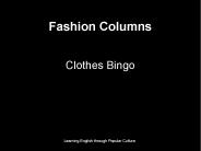 Fashion Columns