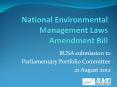 National Environmental Management Laws Amendment Bill PowerPoint PPT Presentation
