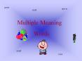 Multiple%20Meaning PowerPoint PPT Presentation
