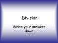 Division PowerPoint PPT Presentation