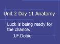 Unit 2 Day 11 Anatomy PowerPoint PPT Presentation