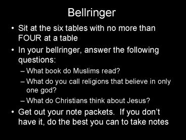 Bellringer