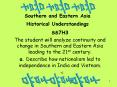 Southern and Eastern Asia Historical Understandings PowerPoint PPT Presentation