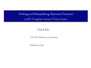 Probing and Manipulating Majorana Fermions  in SO Coupled Atomic Fermi Gases