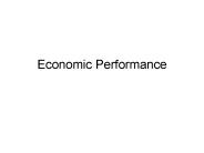Economic Performance