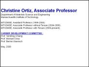 Christine Ortiz, Associate Professor