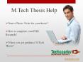 M.Tech Thesis Help PowerPoint PPT Presentation