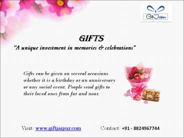 Send Gifts to Jodhpur & Alwar