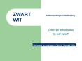 ZWART Samenwerkings-Ontwikkeling WIT PowerPoint PPT Presentation