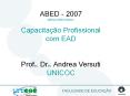 ABED - 2007 PowerPoint PPT Presentation