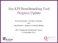 Jisc KPI Benchmarking Tool Progress Update PowerPoint PPT Presentation