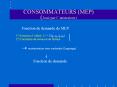 CONSOMMATEURS (MEP) (Jou PowerPoint PPT Presentation