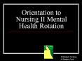 Orientation%20to%20Nursing%20II%20Mental%20Health%20Rotation PowerPoint PPT Presentation
