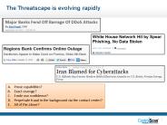 The Threatscape is evolving rapidly