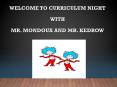 Welcome%20to%20Curriculum%20Night PowerPoint PPT Presentation