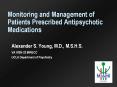 Monitoring and Management of Patients Prescribed Antipsychotic Medications PowerPoint PPT Presentation